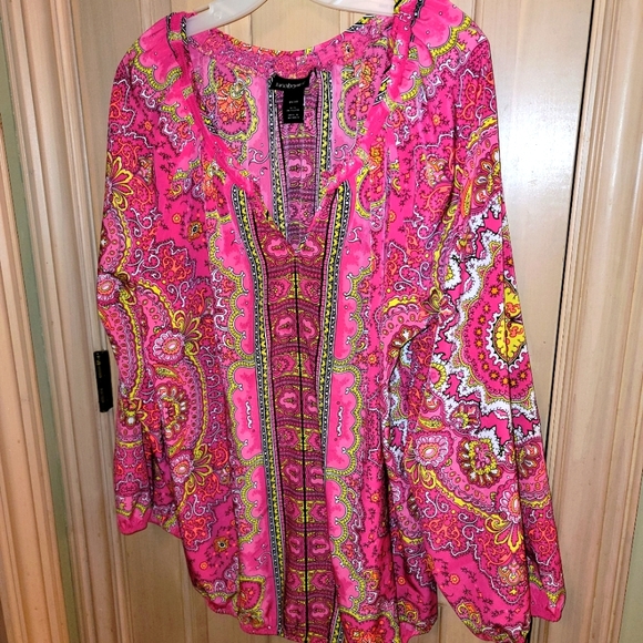 Lane Bryant Tops - Womens plus sz 18/20 Lane Bryant colorful blouse